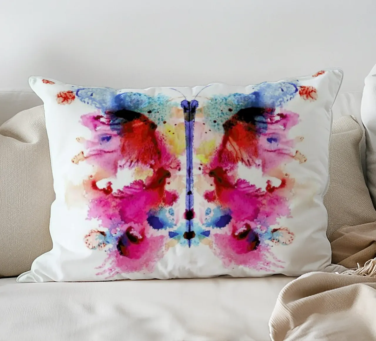 Ink Butterfly Iridescent II cuscino da Flora & Fauna