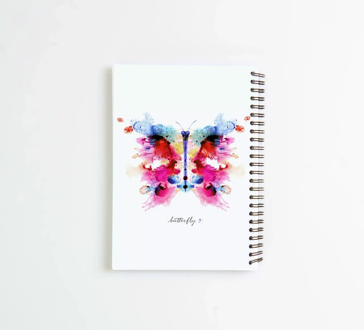 Ink Butterfly Iridescent II spiral notebook by Flora & Fauna
