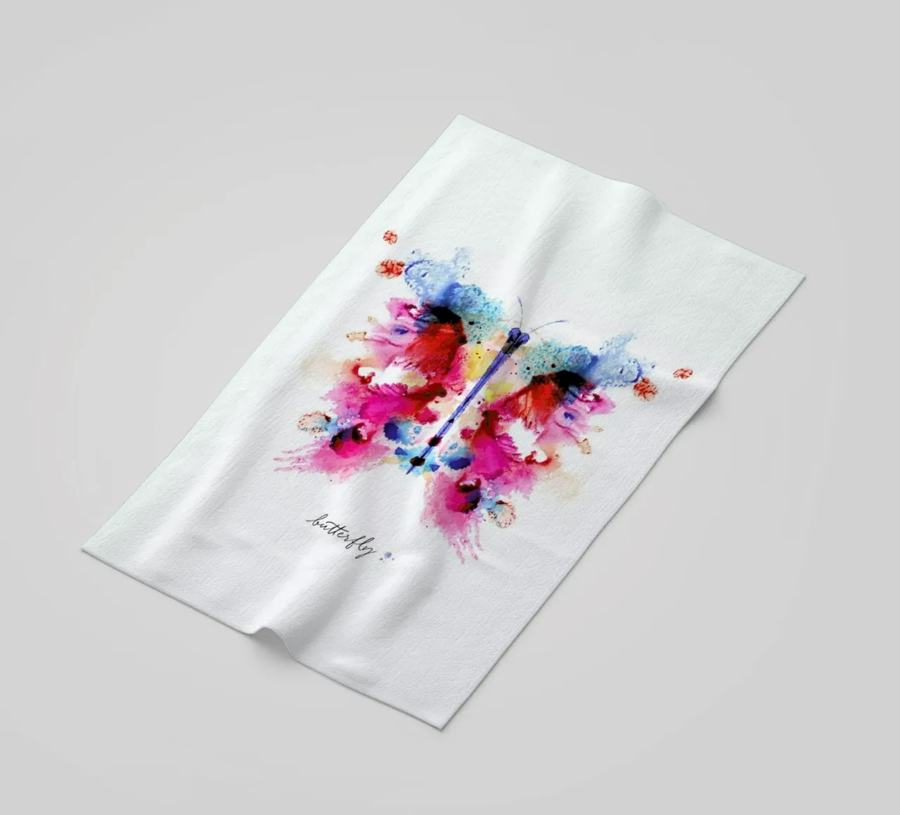 Ink Butterfly Iridescent II telo mare da Flora & Fauna