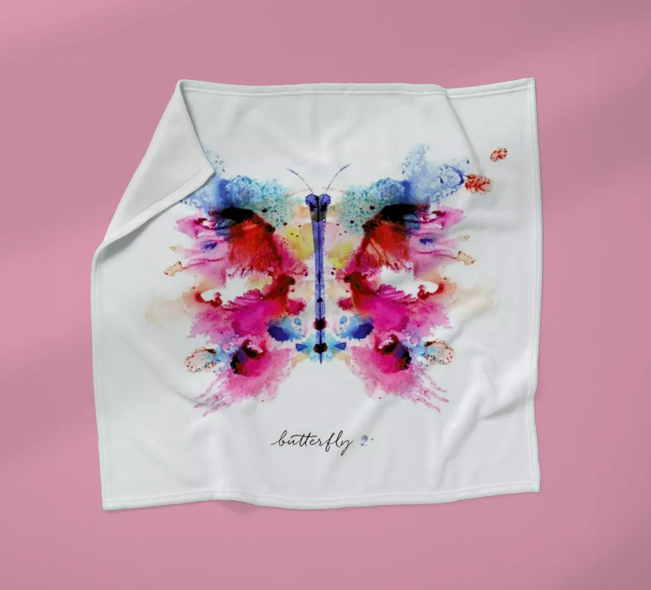Ink Butterfly Iridescent II coperta in pile da Flora & Fauna
