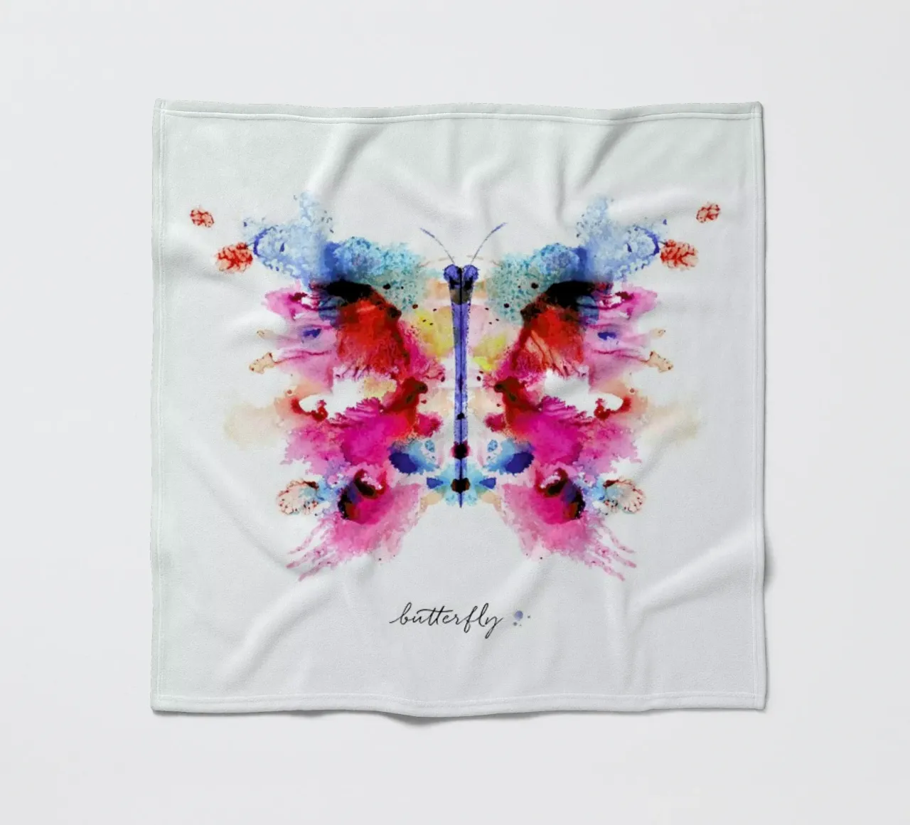 Ink Butterfly Iridescent II coperta in pile da Flora & Fauna