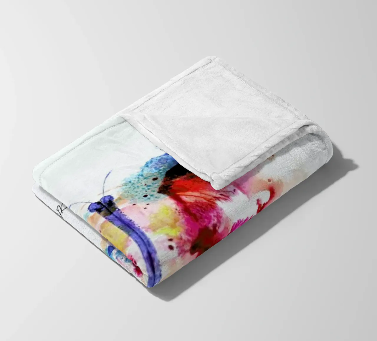 Ink Butterfly Iridescent II coperta in pile da Flora & Fauna