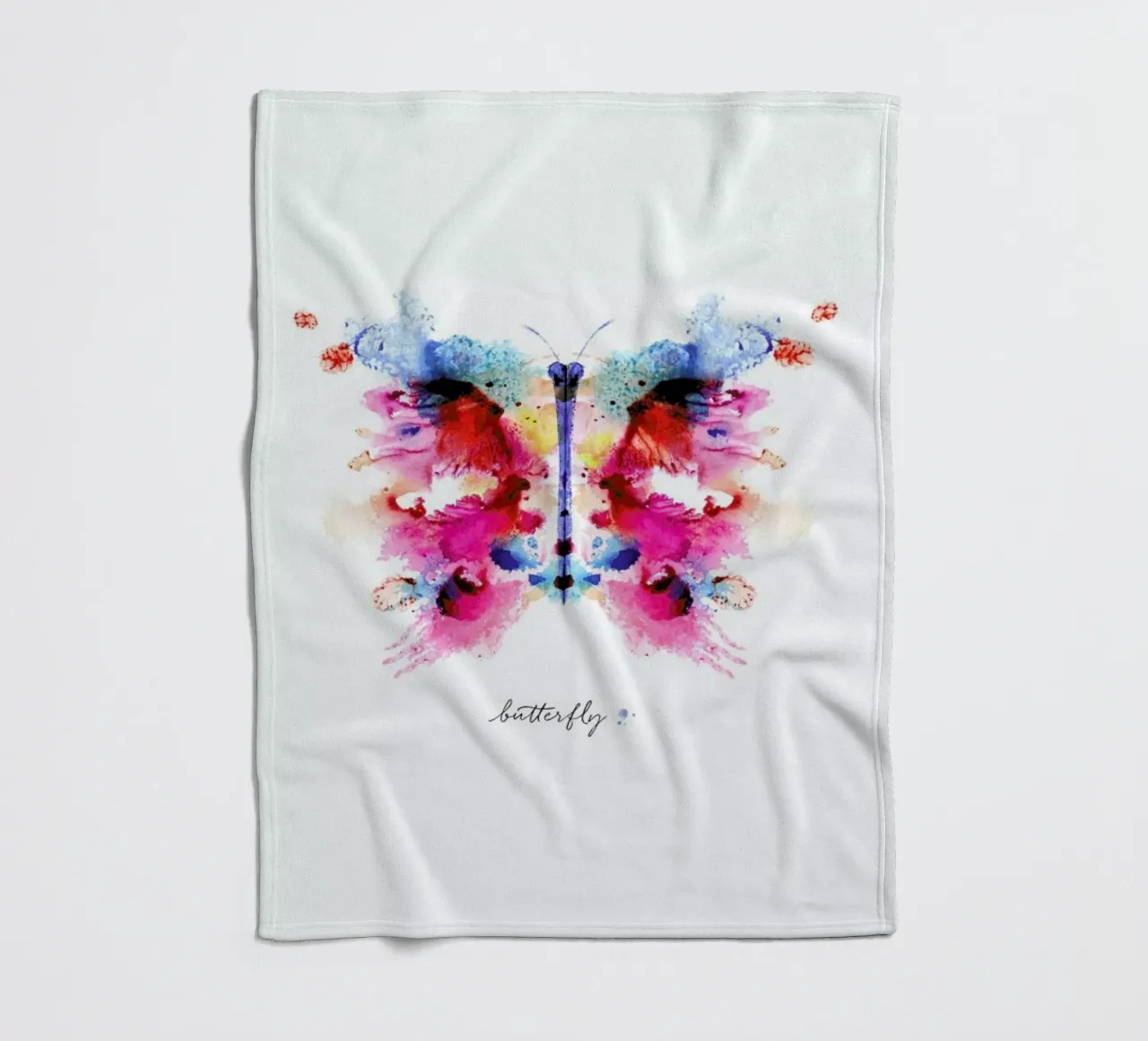Ink Butterfly Iridescent II coperta in pile da Flora & Fauna