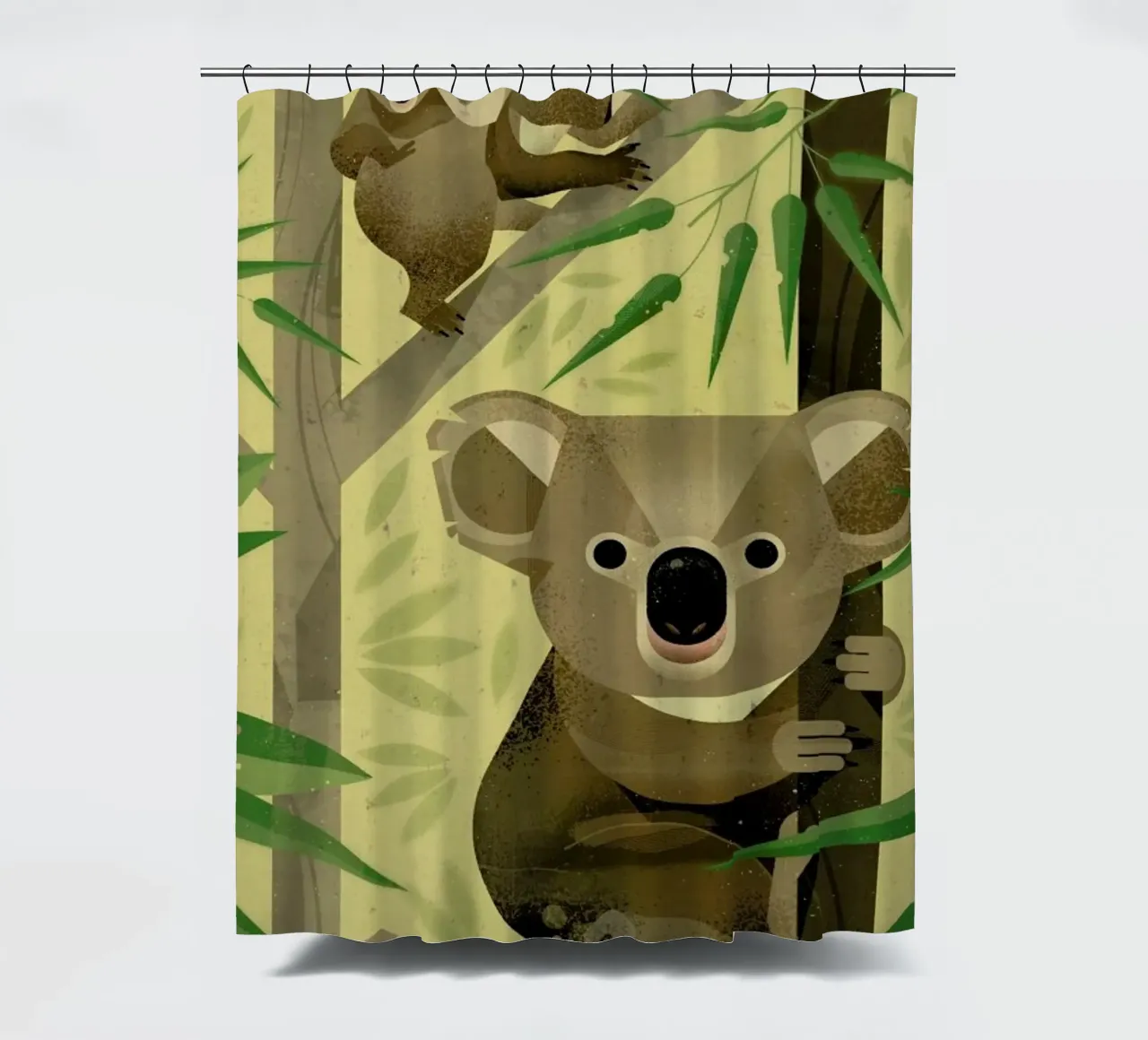Koala shower curtain by Dieter Braun