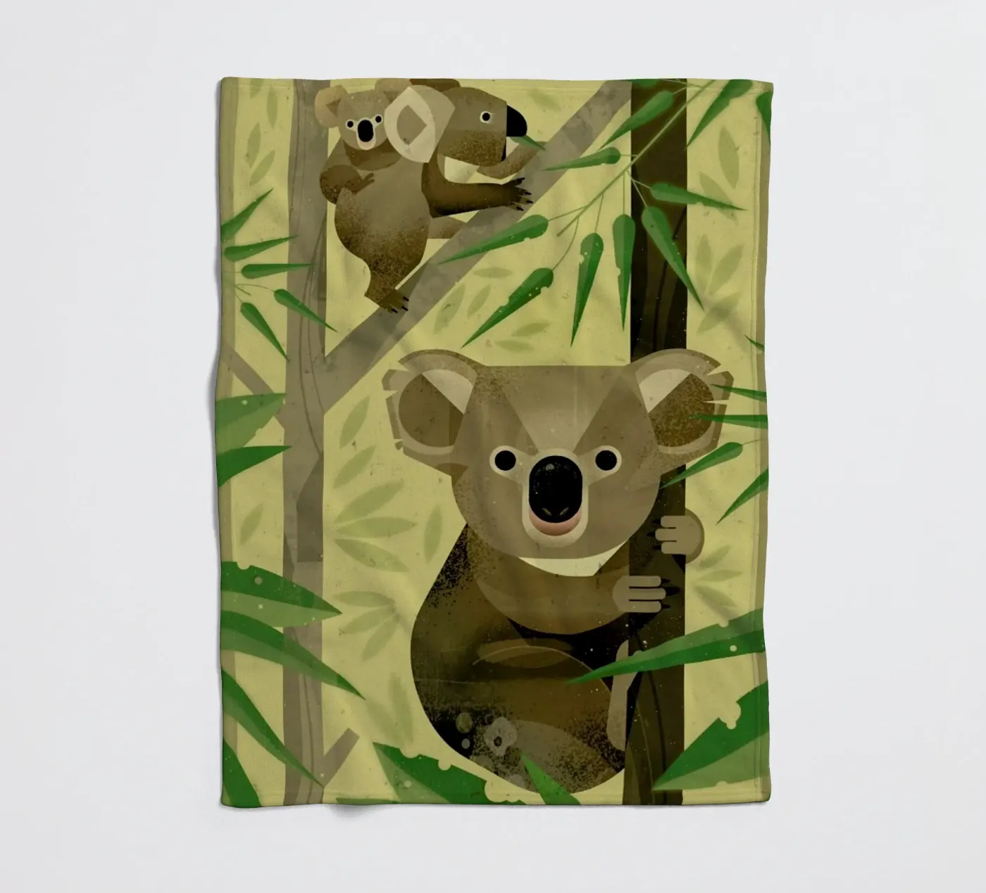 Koala fleece blanket by Dieter Braun