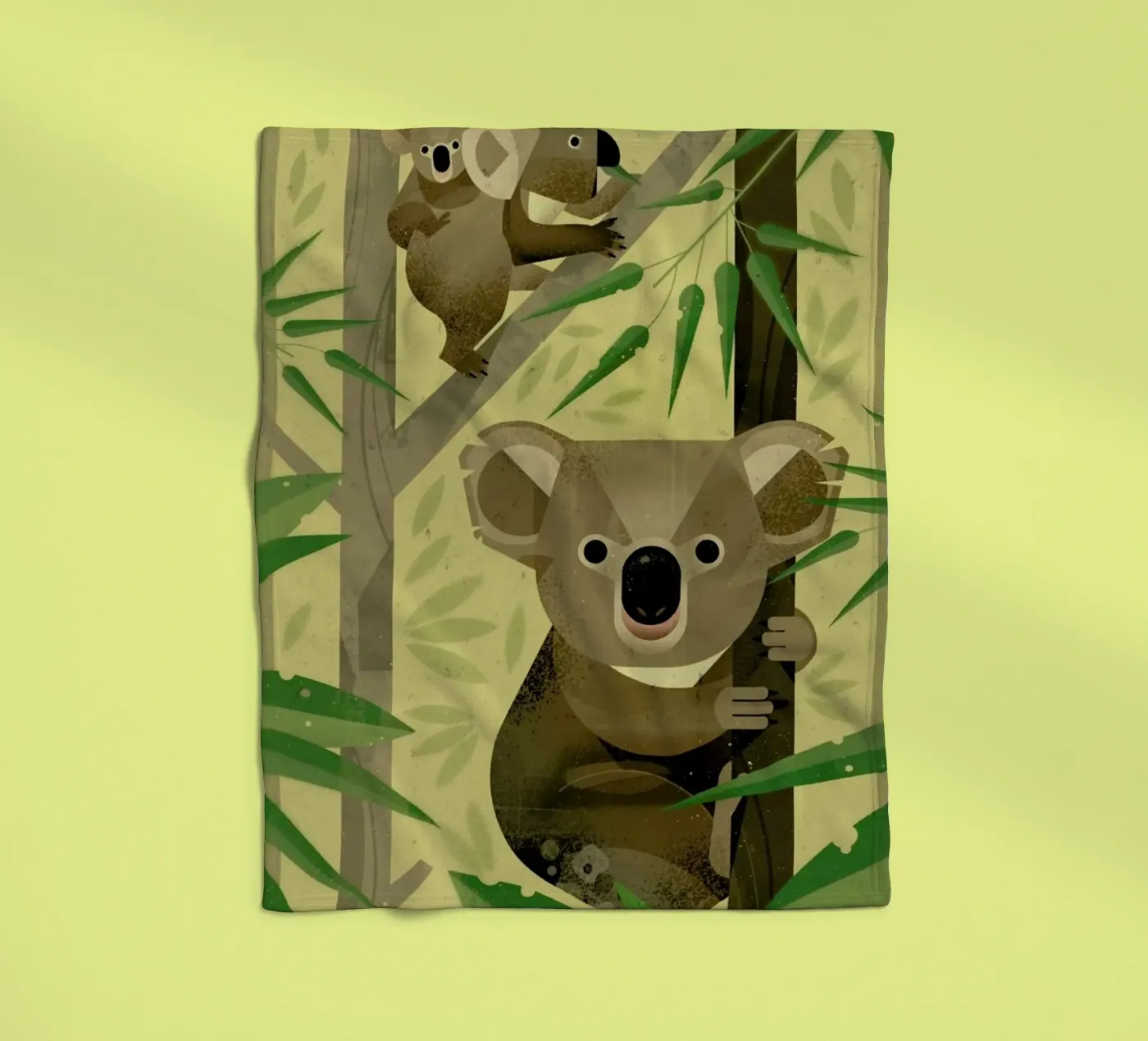 Koala fleece blanket by Dieter Braun
