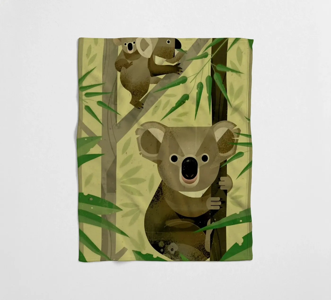 Koala fleece blanket by Dieter Braun
