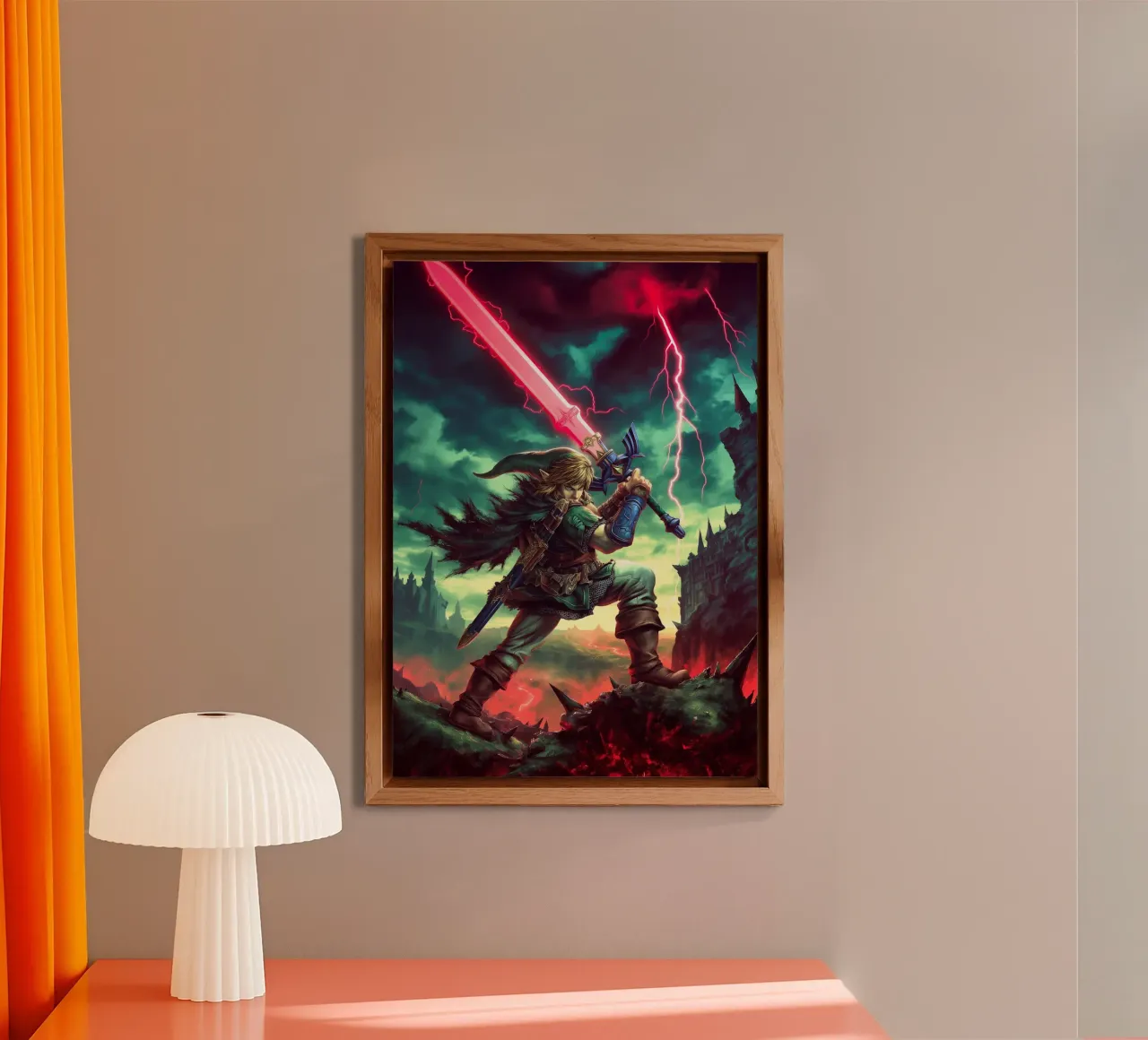 Link La leggenda di Zelda alluminio dibond da Fleur de Lys