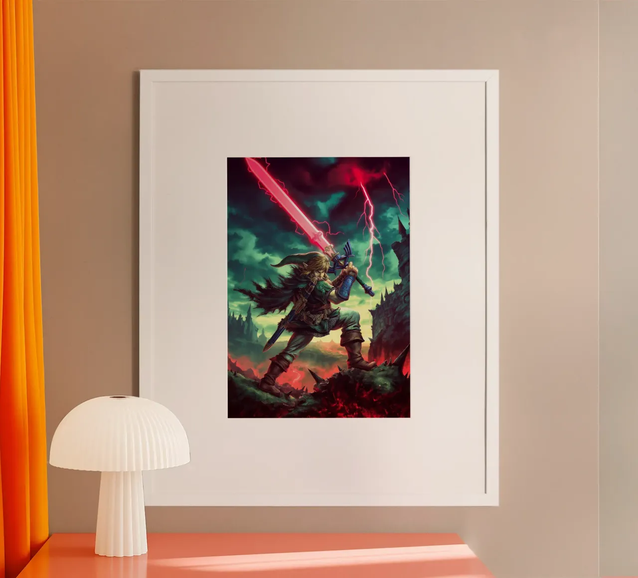 Link La leggenda di Zelda carta hahnemühle da Fleur de Lys