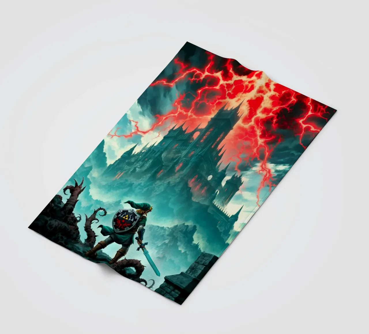 Link La leggenda di Zelda coperta in pile da Fleur de Lys