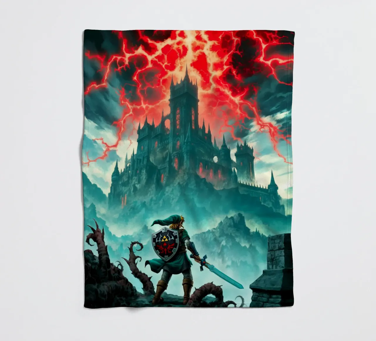 Link La leggenda di Zelda coperta in pile da Fleur de Lys