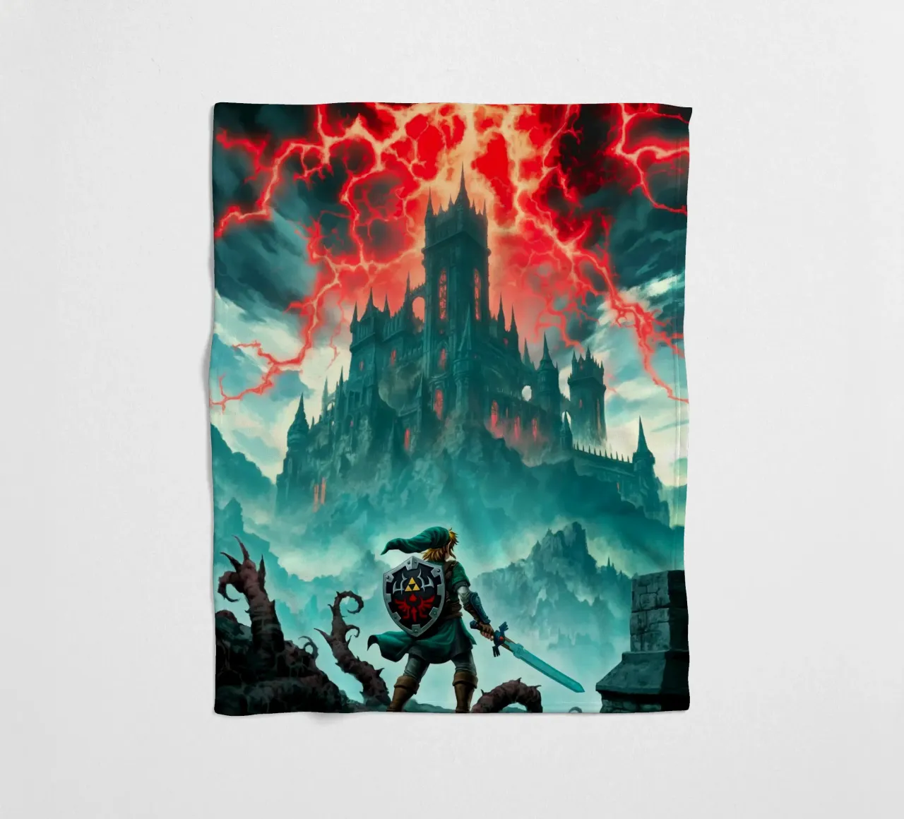 Link La leggenda di Zelda coperta in pile da Fleur de Lys