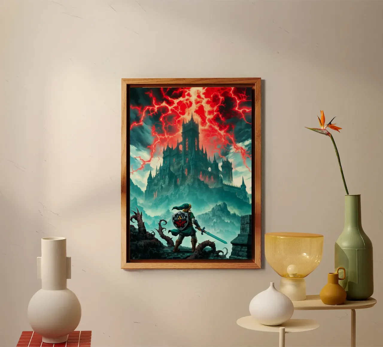 Link La leggenda di Zelda alluminio dibond da Fleur de Lys