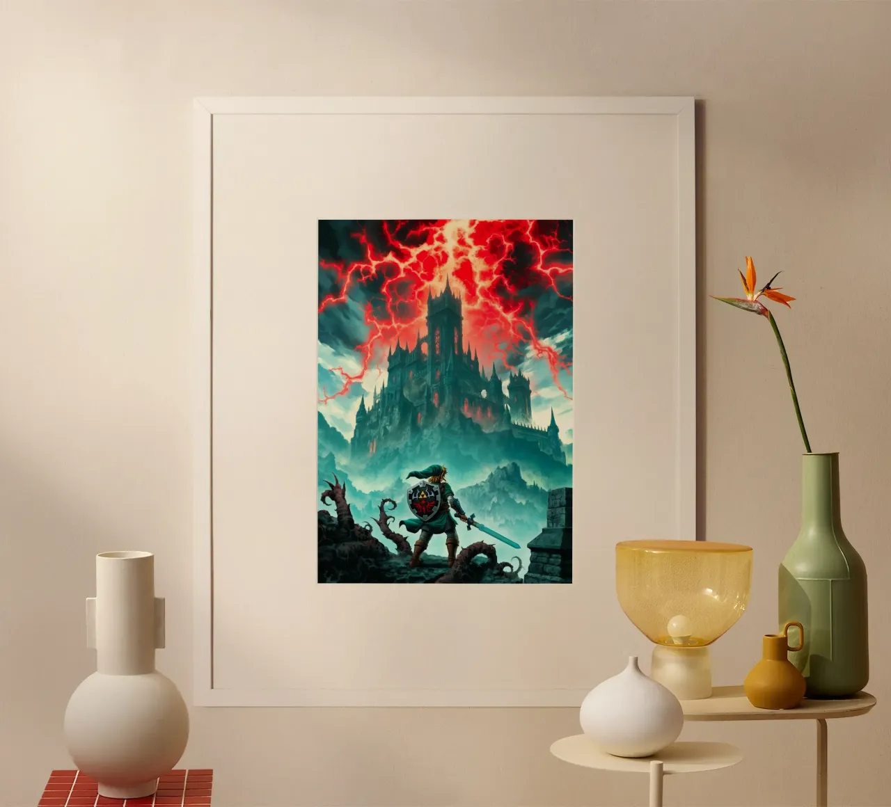 Link La leggenda di Zelda carta hahnemühle da Fleur de Lys