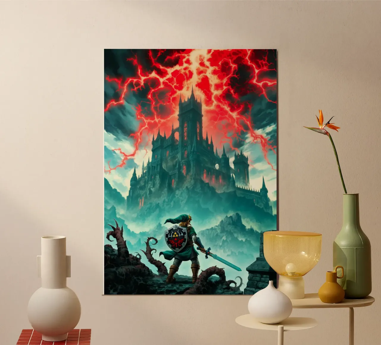Link La leggenda di Zelda carta hahnemühle da Fleur de Lys