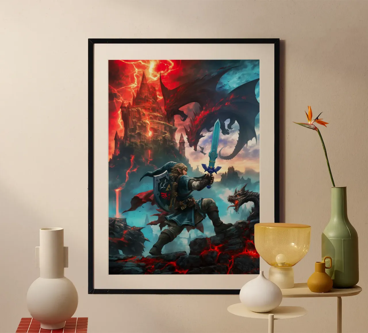 Link La leggenda di Zelda poster da Fleur de Lys