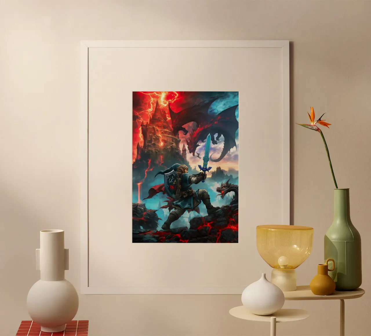 Link La leggenda di Zelda poster da Fleur de Lys