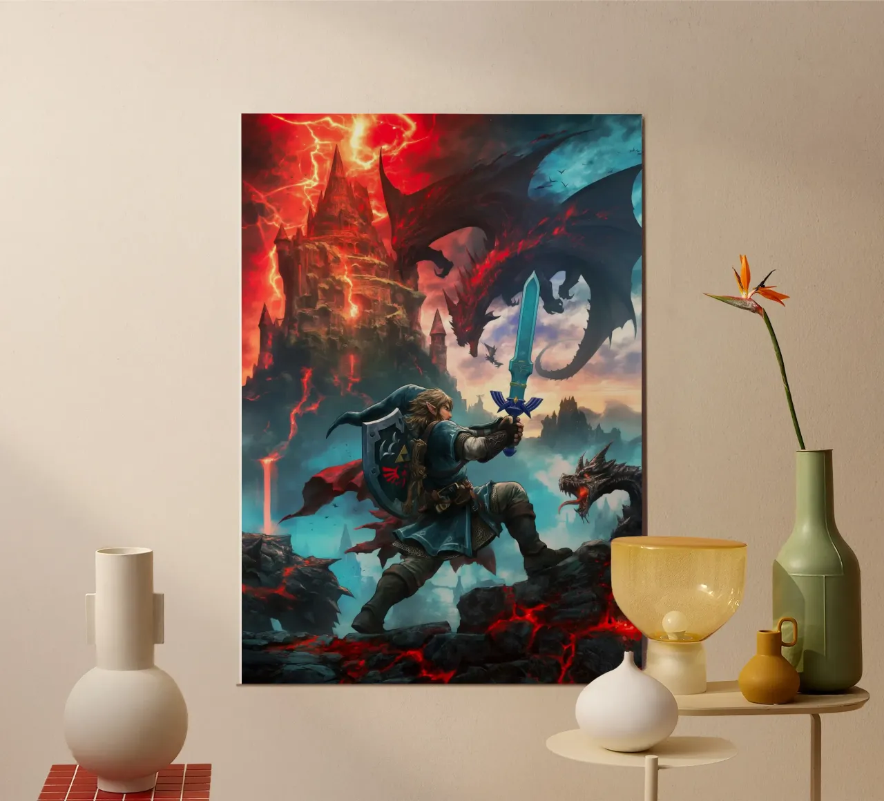 Link La leggenda di Zelda poster da Fleur de Lys