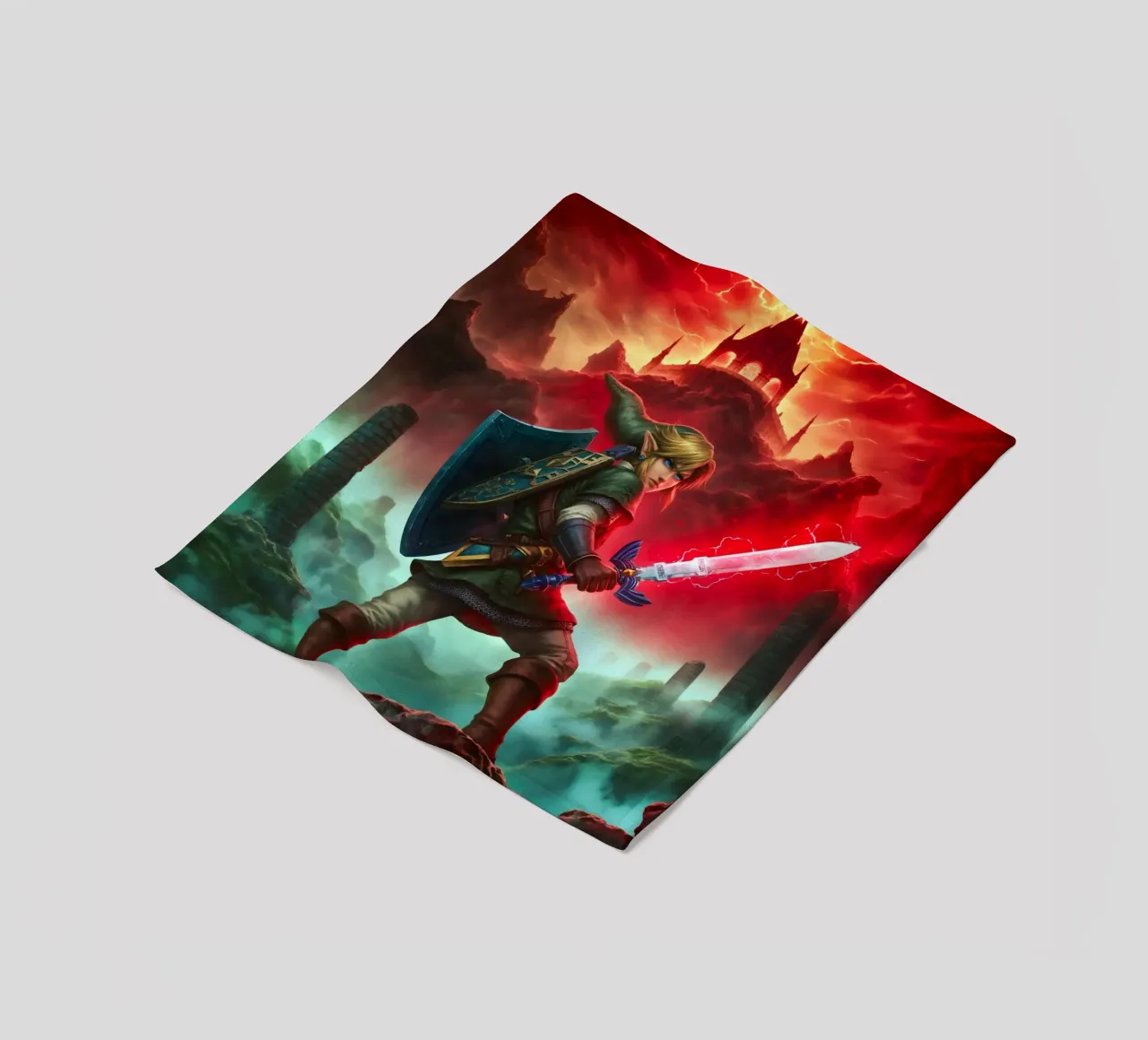 Link La leggenda di Zelda coperta in pile da Fleur de Lys