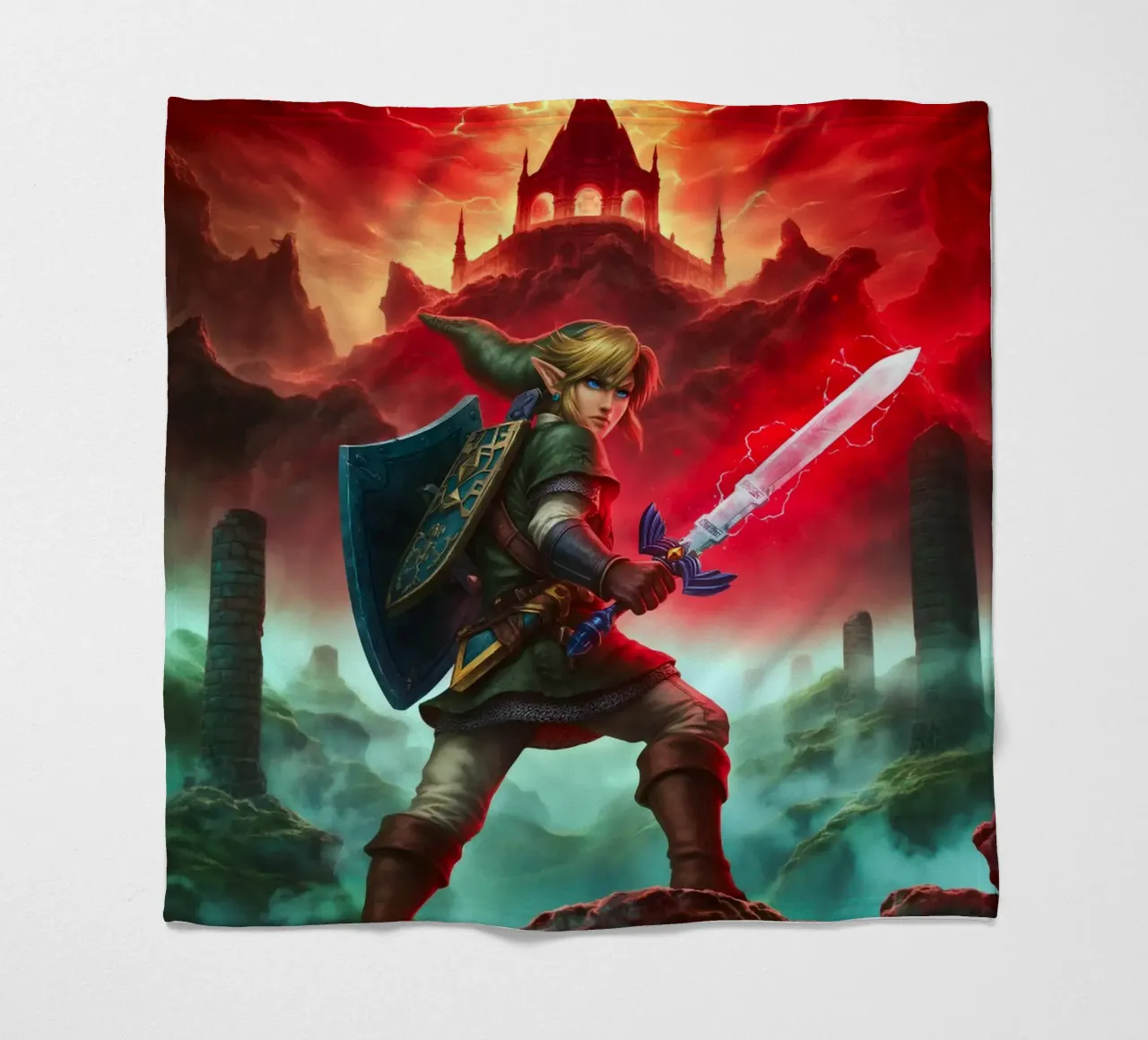Link La leggenda di Zelda coperta in pile da Fleur de Lys