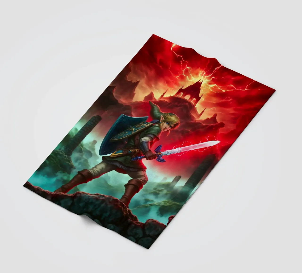 Link La leggenda di Zelda coperta in pile da Fleur de Lys