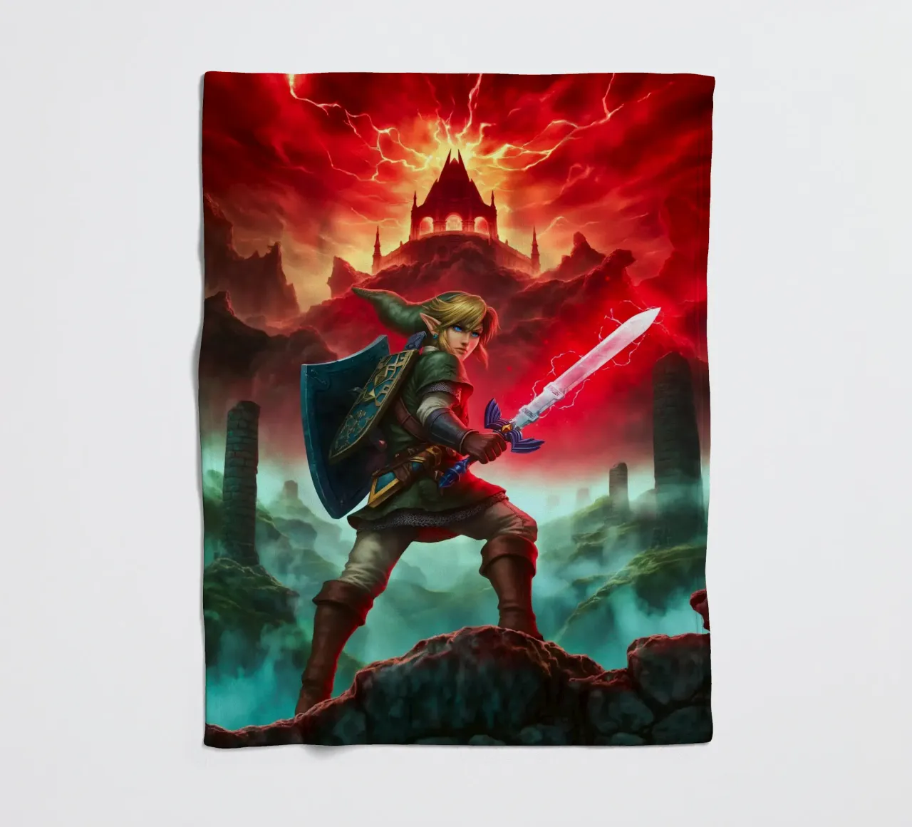 Link La leggenda di Zelda coperta in pile da Fleur de Lys