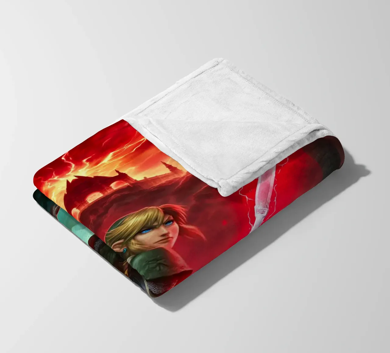 Link La leggenda di Zelda coperta in pile da Fleur de Lys