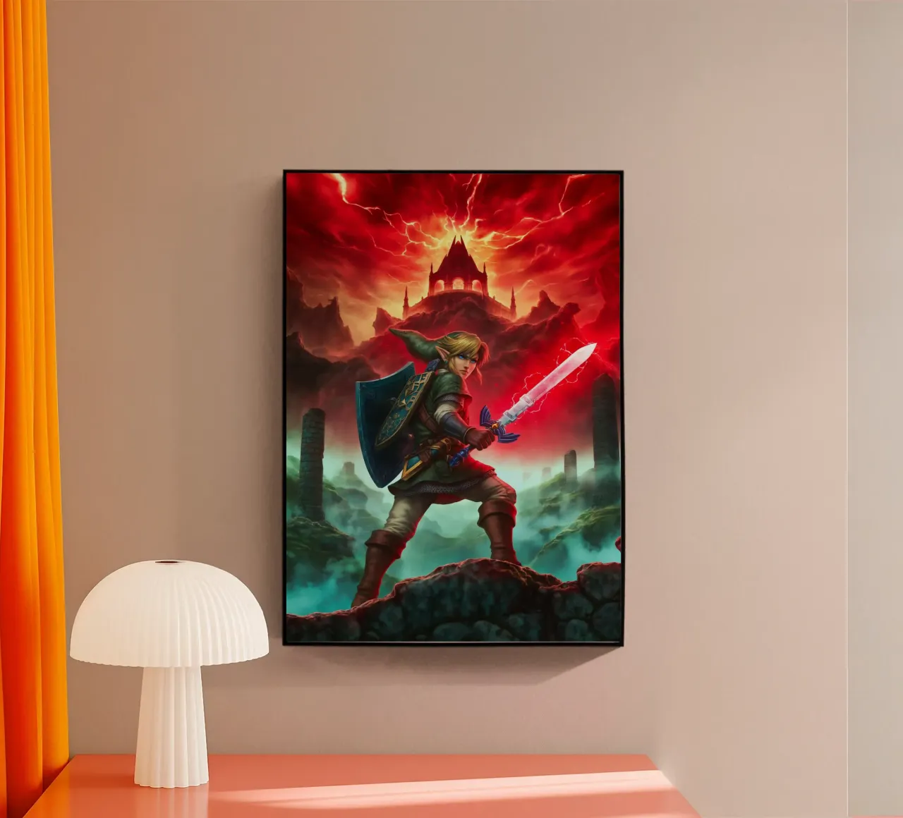 Link La leyenda de Zelda metacrilato de Fleur de Lys