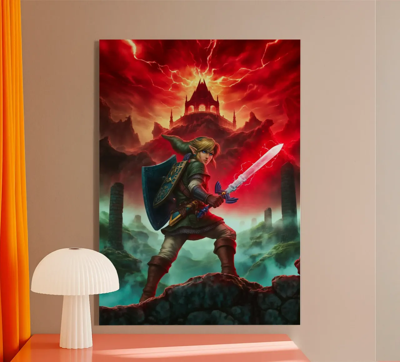 Link La leyenda de Zelda metacrilato de Fleur de Lys