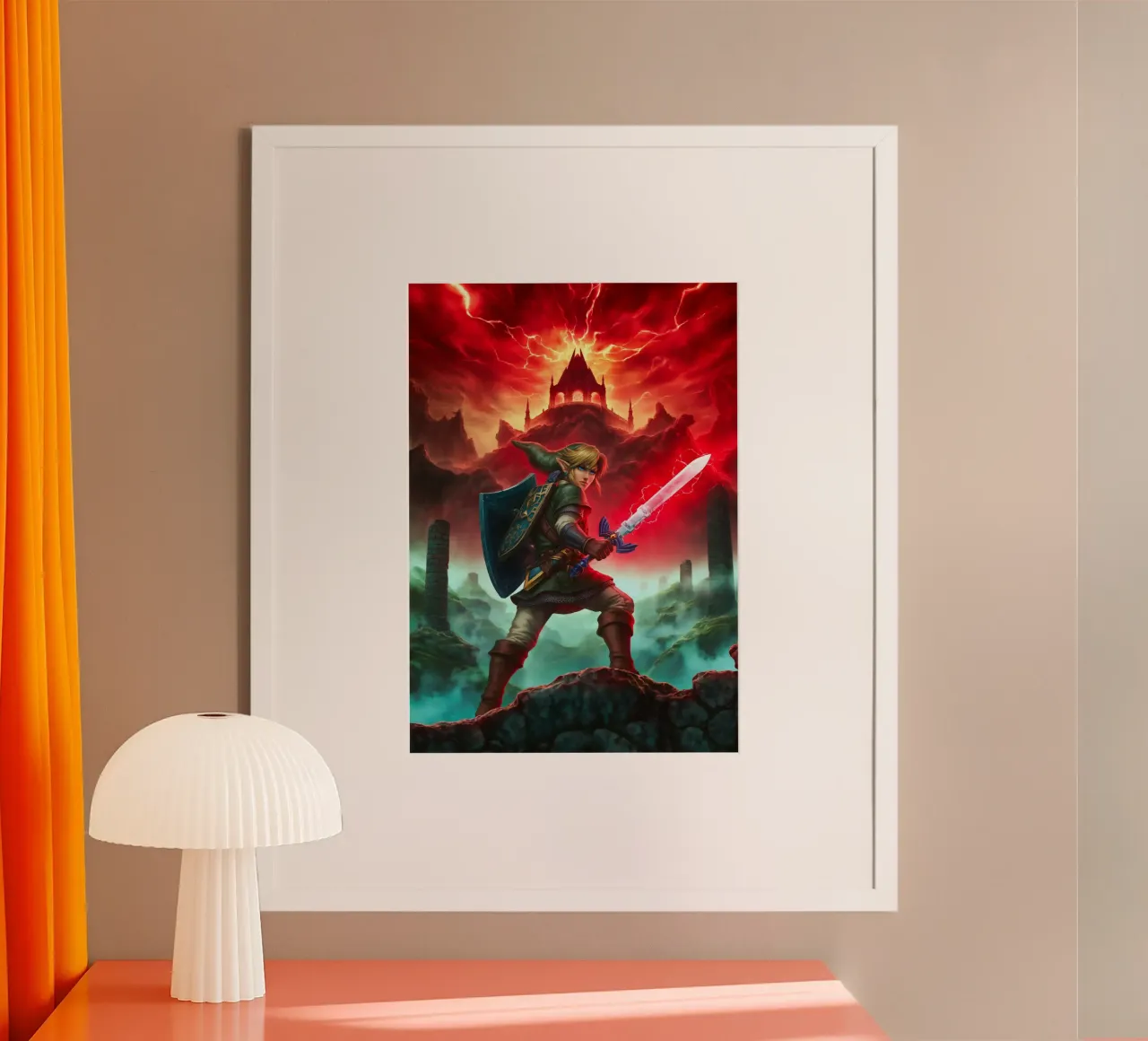 Link La leggenda di Zelda carta hahnemühle da Fleur de Lys
