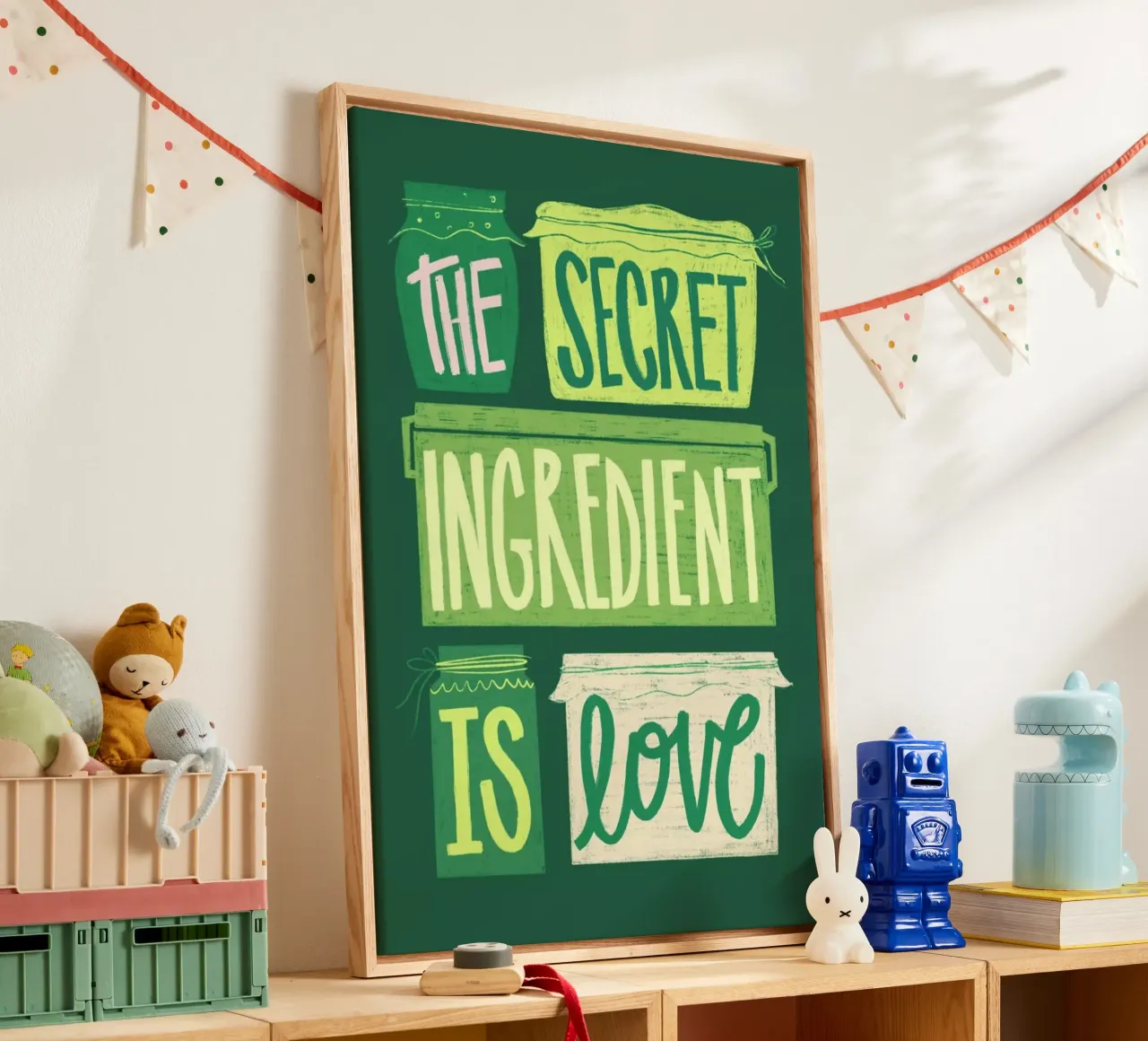 The Secret Ingredient II tela con Cornice a cassetta da Studio One