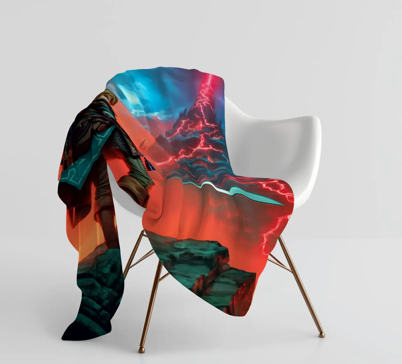 Link The Legend of Zelda fleece blanket by Fleur de Lys