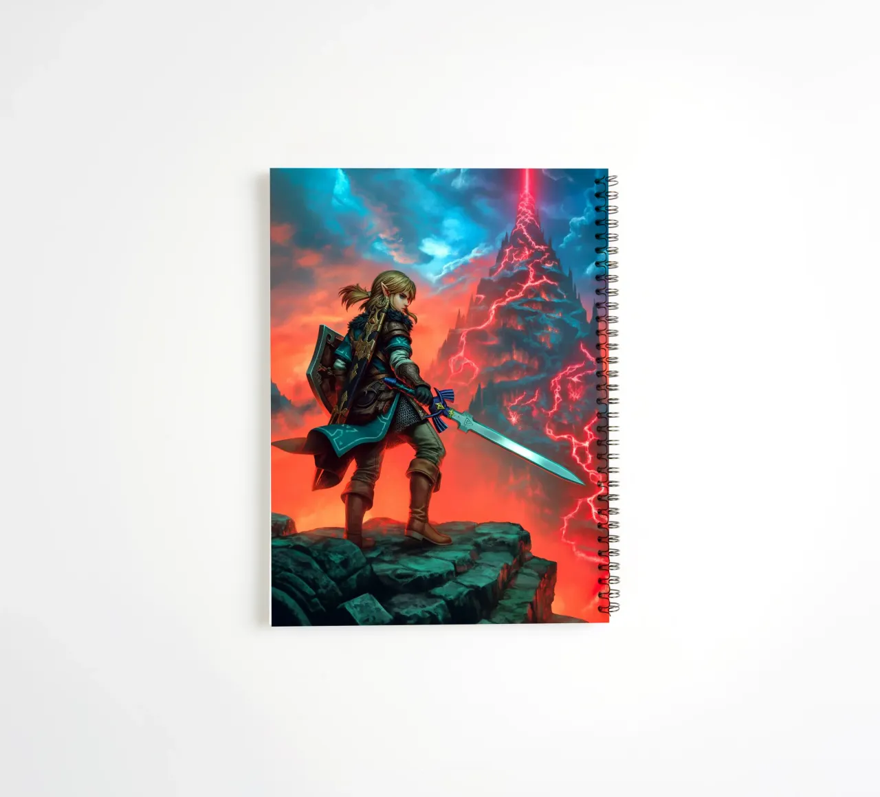 Link The Legend of Zelda spiral notebook by Fleur de Lys