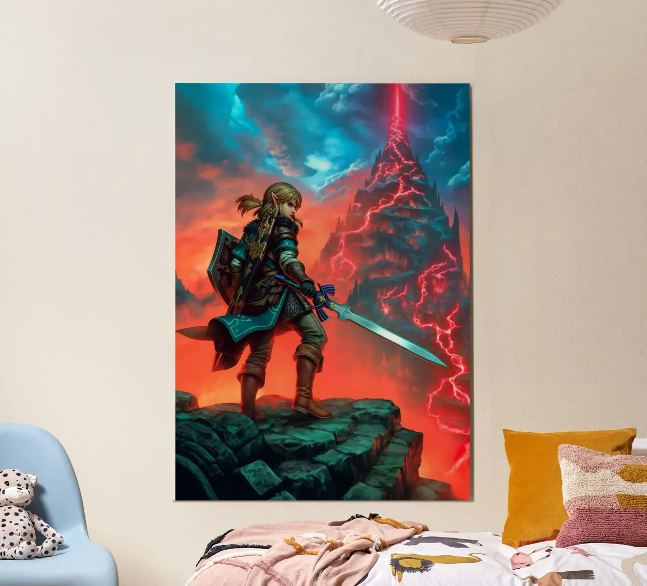 Link La leggenda di Zelda alluminio dibond da Fleur de Lys