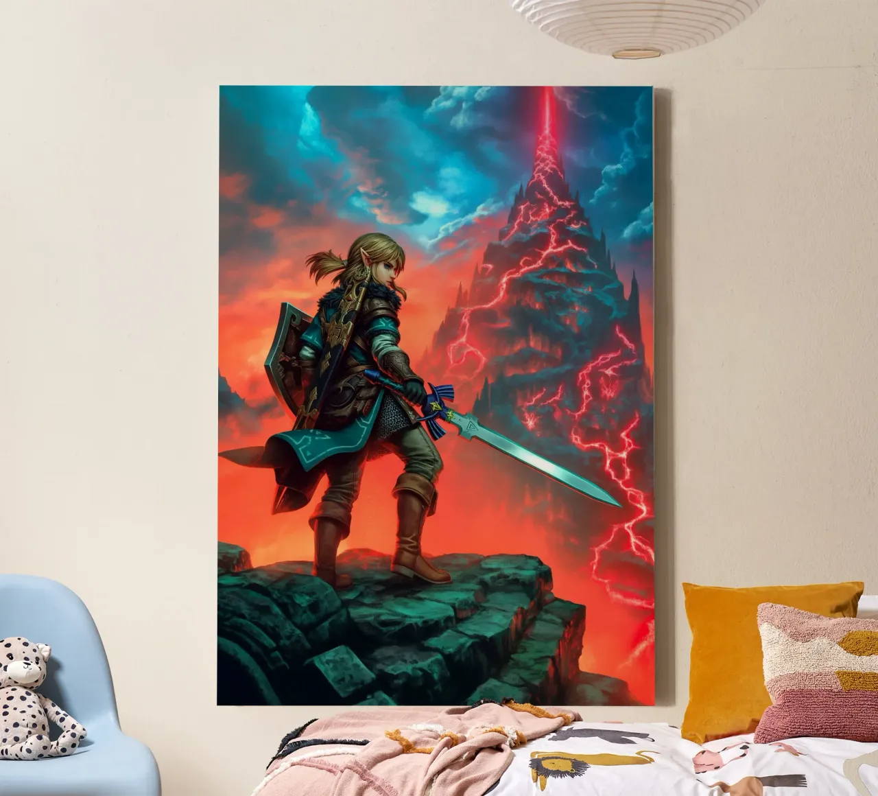 Link The Legend of Zelda canvas by Fleur de Lys