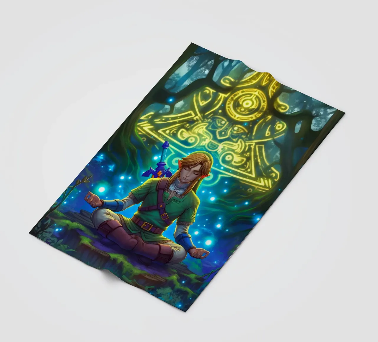 Link La leggenda di Zelda coperta in pile da Fleur de Lys
