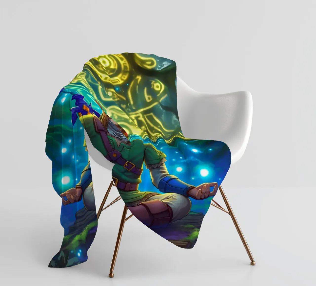 Link La leggenda di Zelda coperta in pile da Fleur de Lys