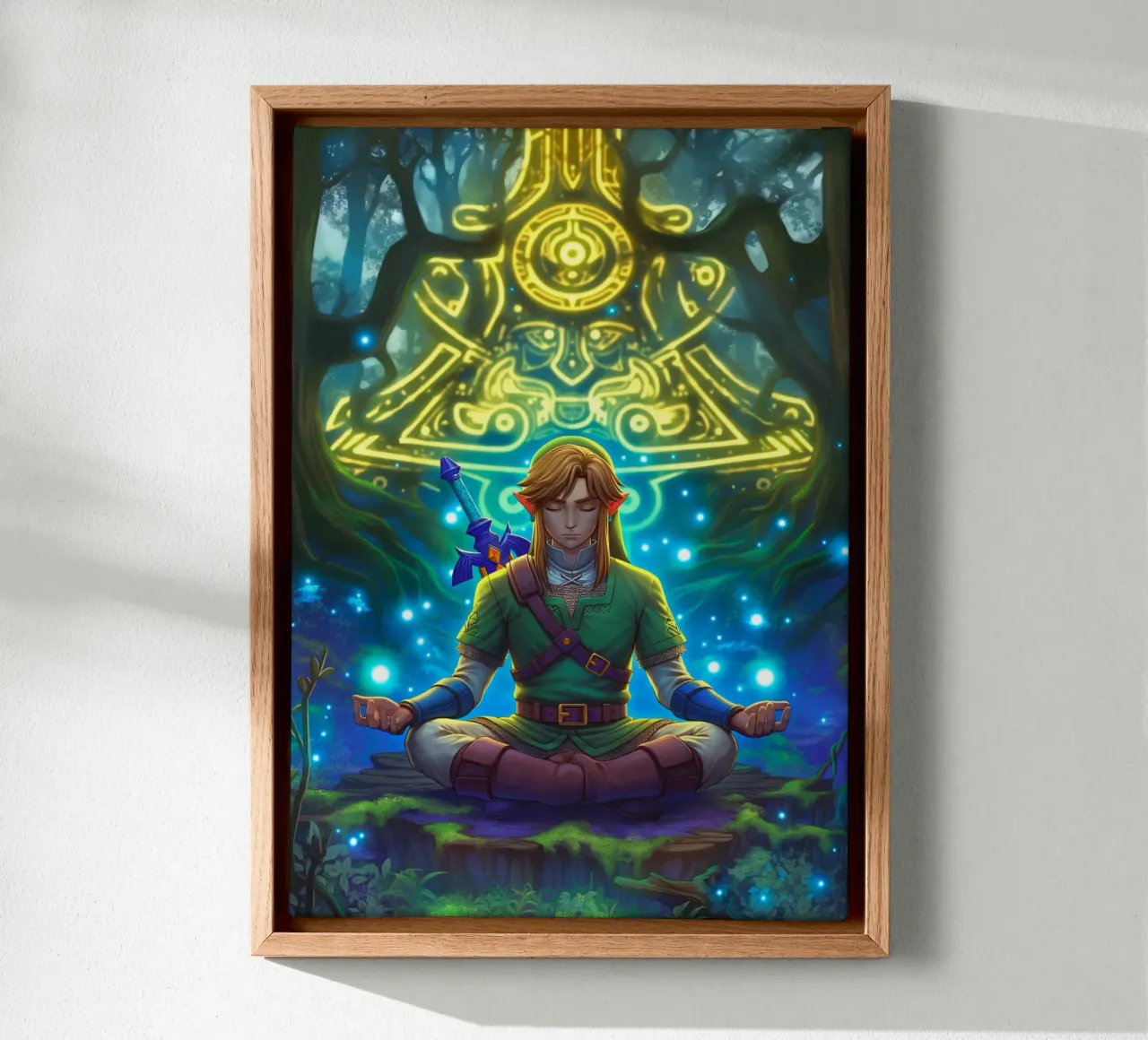 Link La leggenda di Zelda tela con Cornice a cassetta da Fleur de Lys