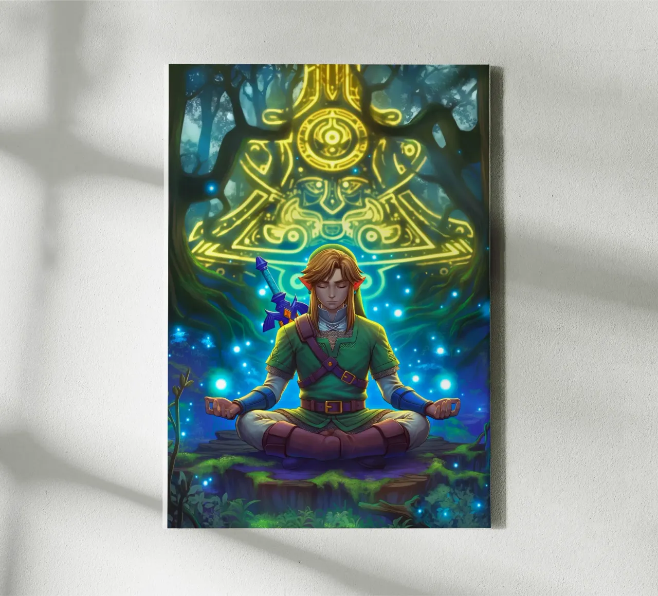 Link La leggenda di Zelda tela con Cornice a cassetta da Fleur de Lys