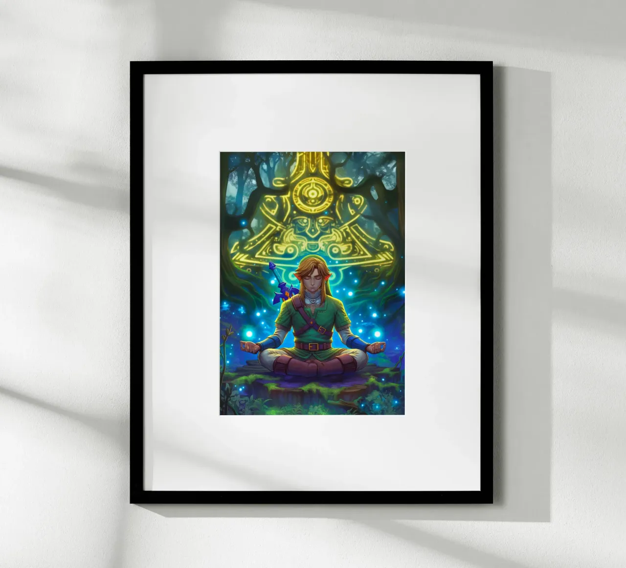 Link La leggenda di Zelda carta hahnemühle da Fleur de Lys