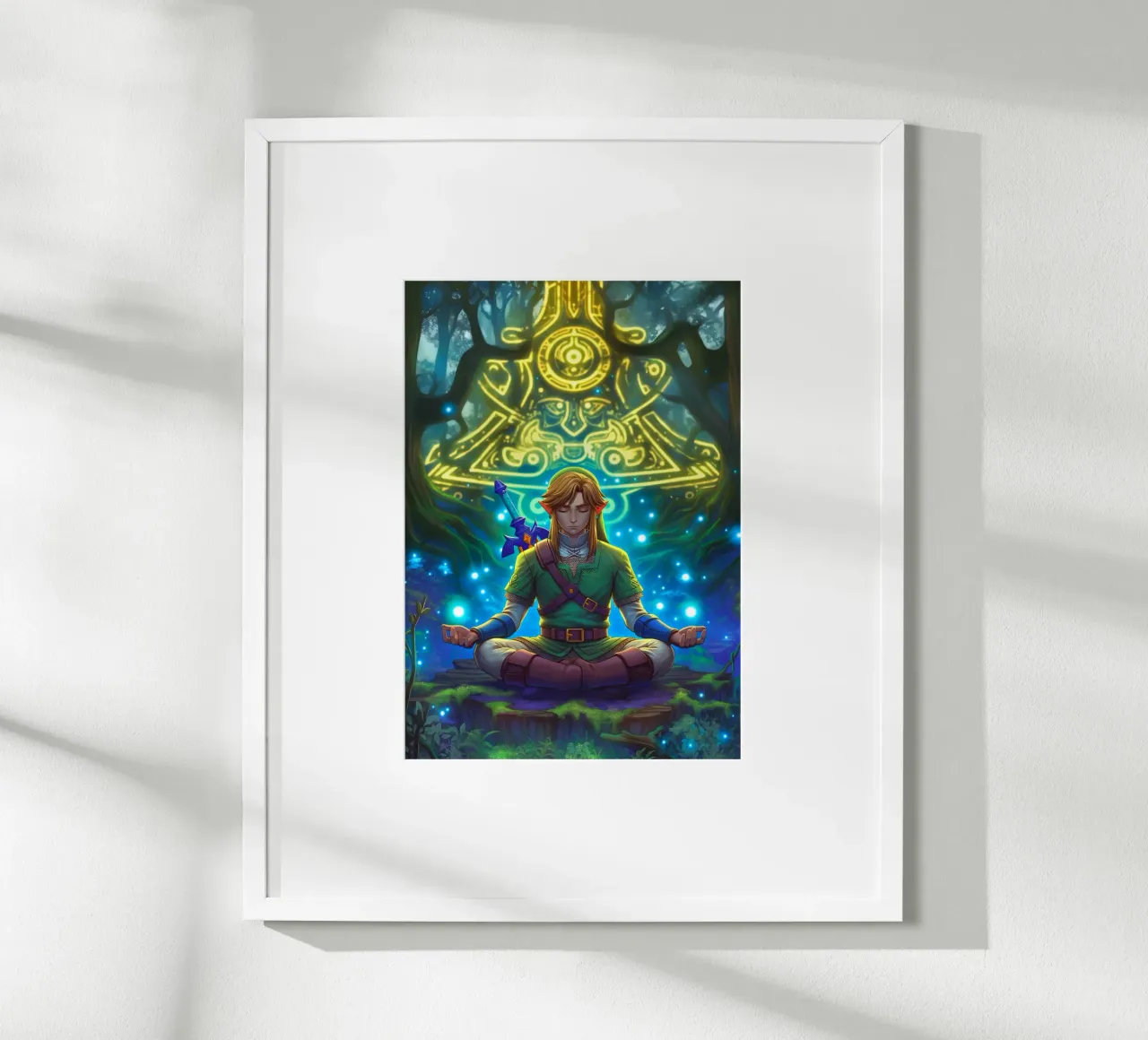 Link La leggenda di Zelda carta hahnemühle da Fleur de Lys