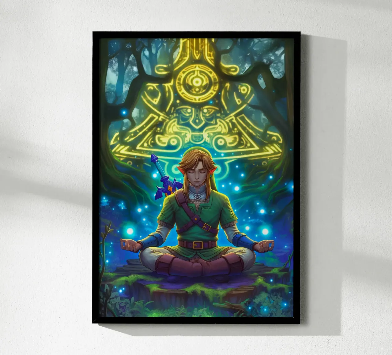 Link La leggenda di Zelda carta hahnemühle da Fleur de Lys