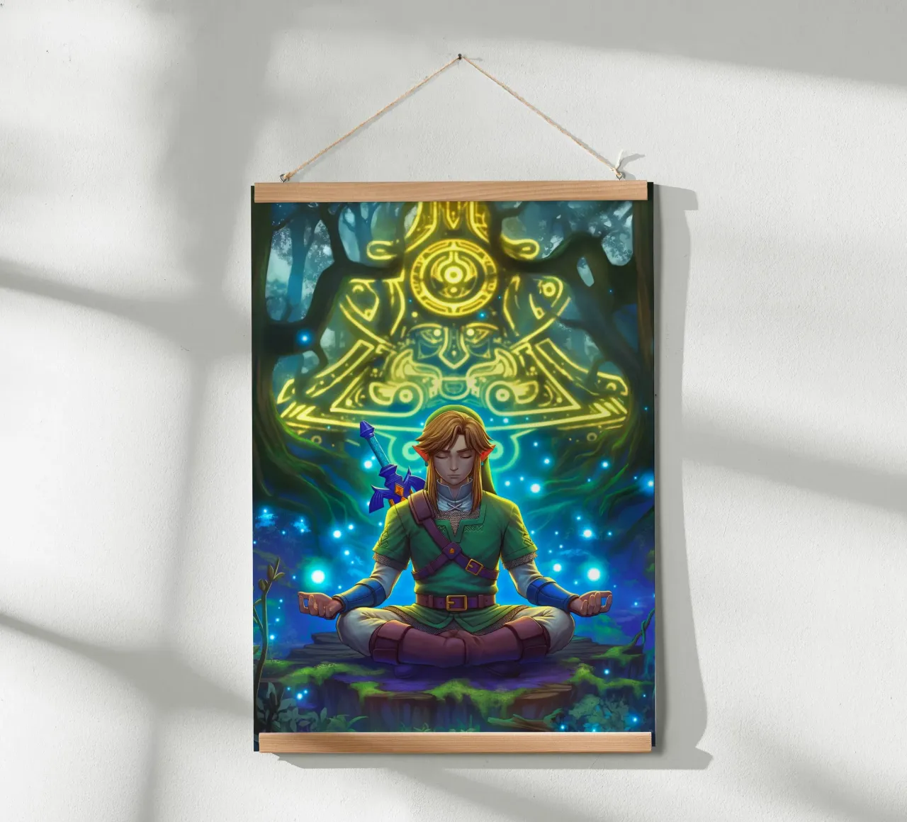 Link La leggenda di Zelda carta hahnemühle da Fleur de Lys