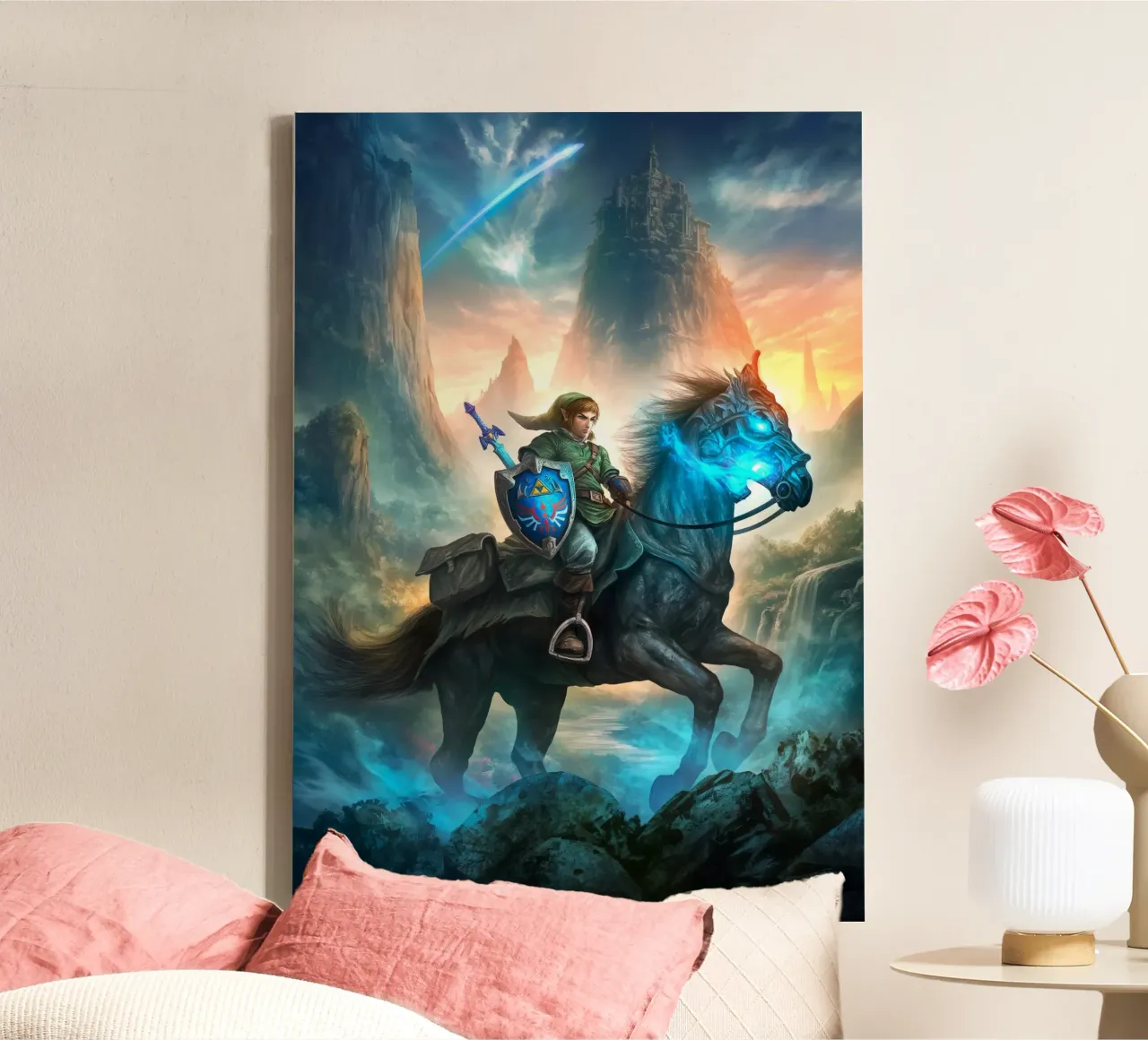 Link The Legend of Zelda canvas by Fleur de Lys