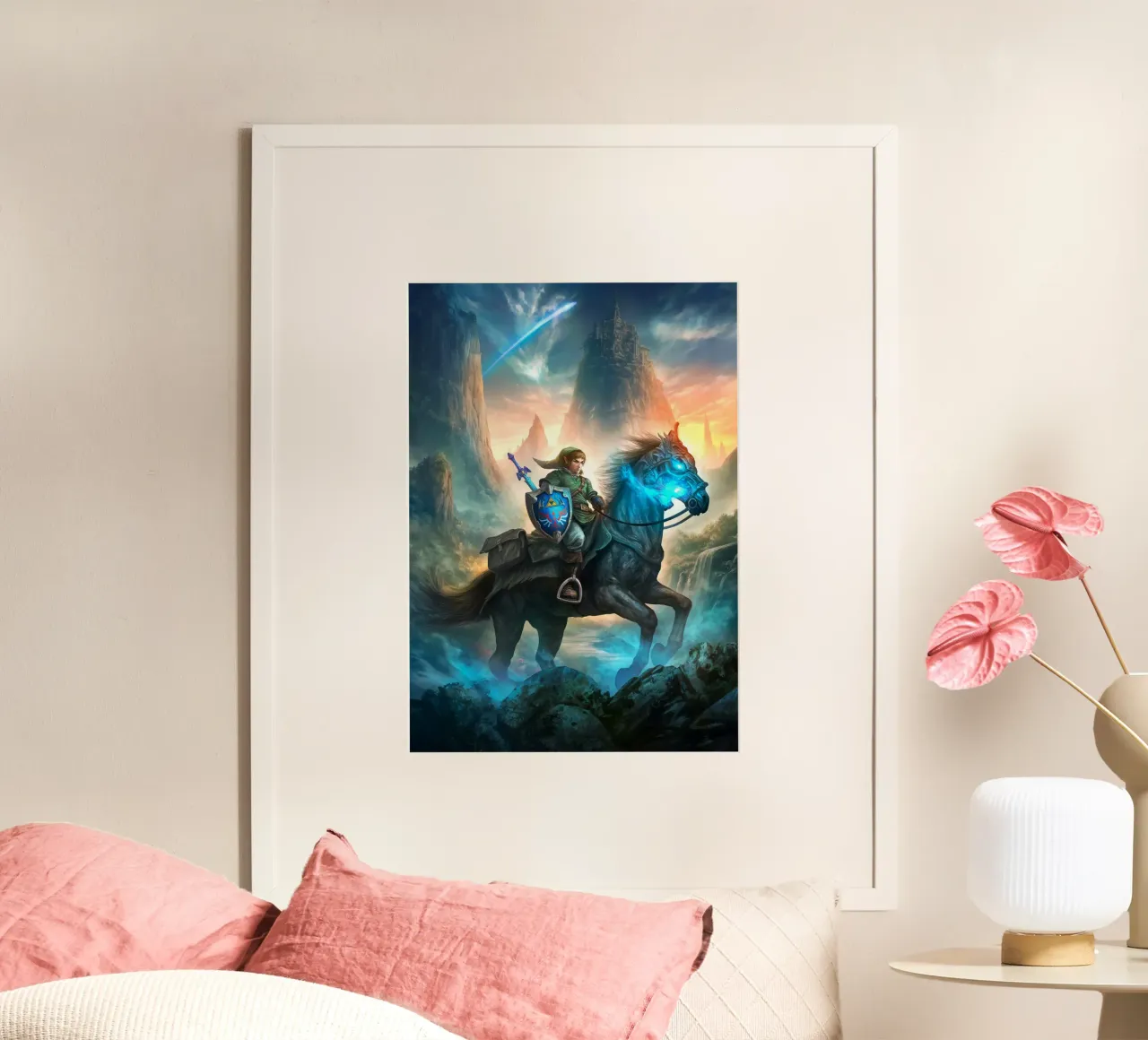 Link La leggenda di Zelda carta hahnemühle da Fleur de Lys