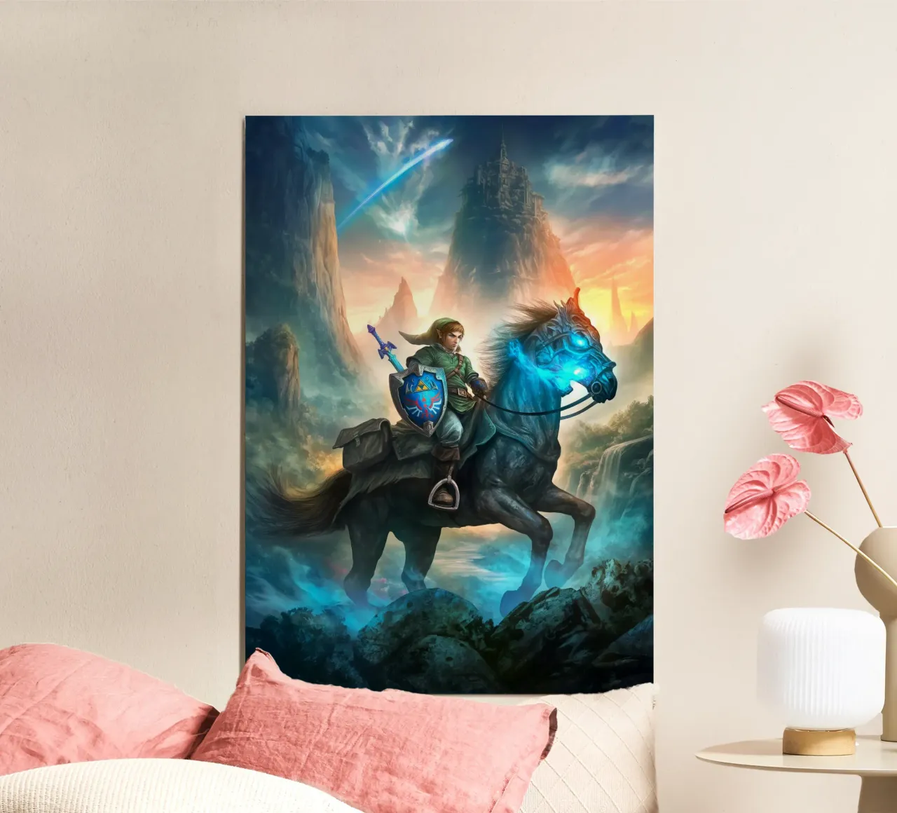 Link La leggenda di Zelda carta hahnemühle da Fleur de Lys