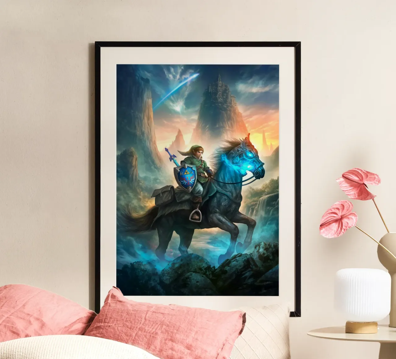 Link La leggenda di Zelda carta hahnemühle da Fleur de Lys