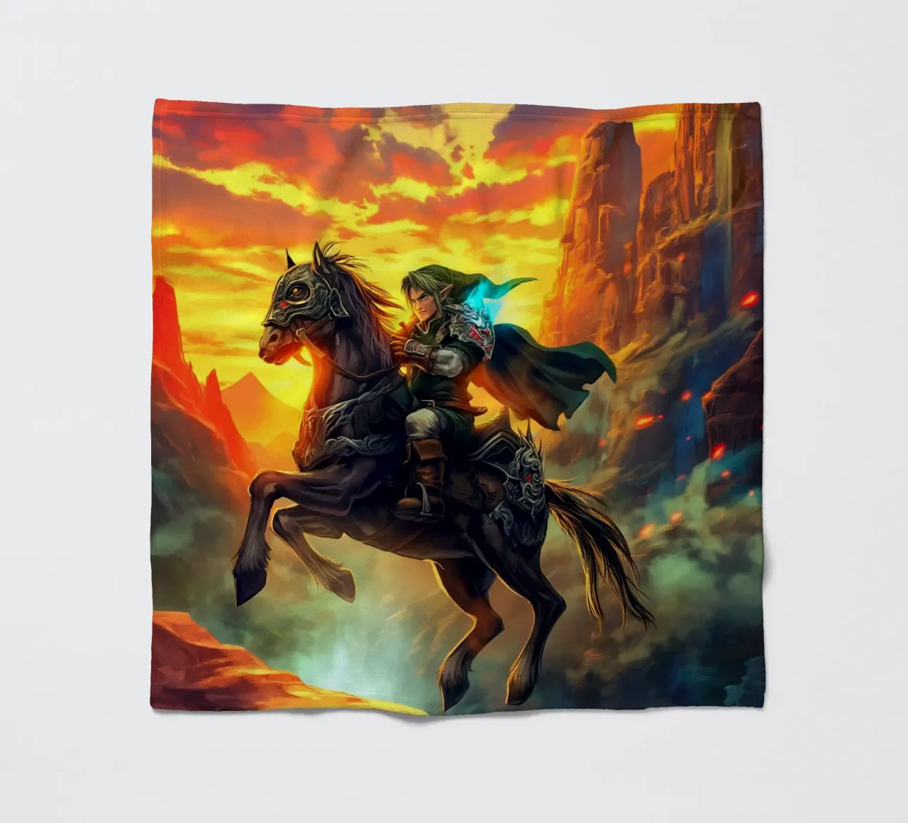 Link La leggenda di Zelda coperta in pile da Fleur de Lys