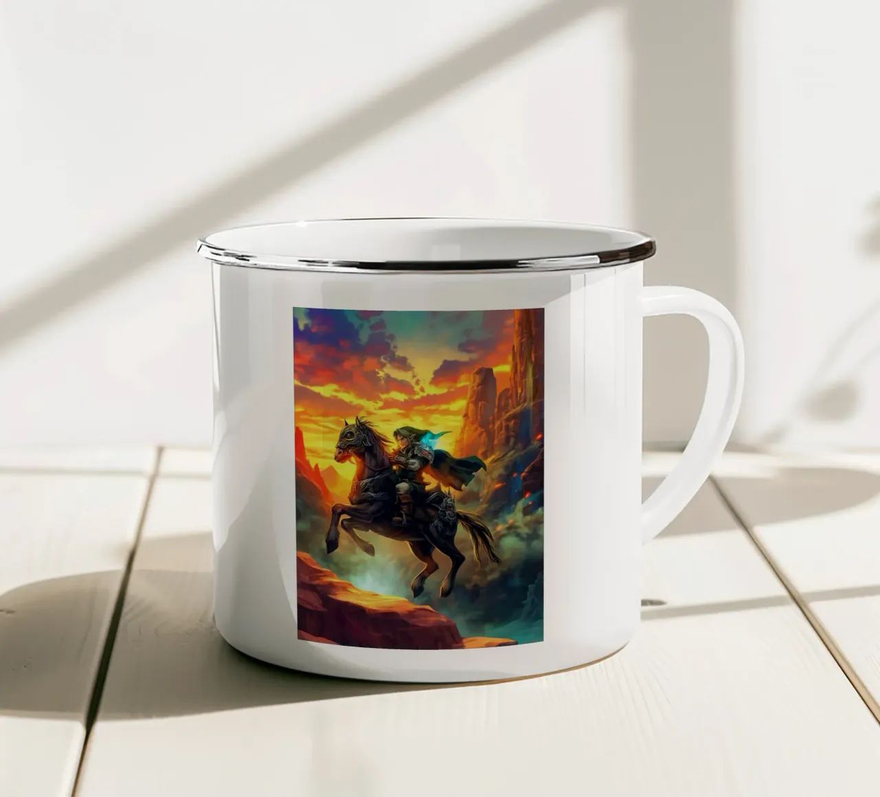 Link La leggenda di Zelda tazza in smalto da Fleur de Lys