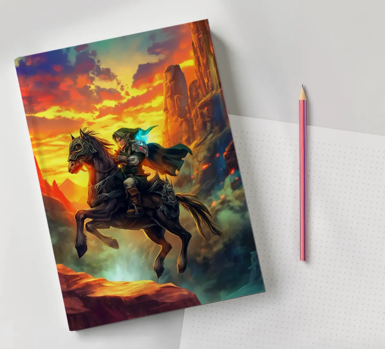 Link The Legend of Zelda notebook by Fleur de Lys